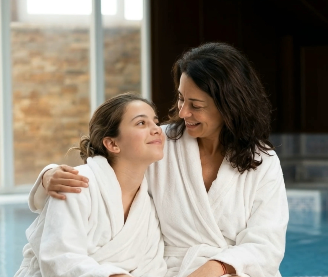 PROMOCIÓN 3. Circuito de SPA madre + hij@ Precio: 40 € Hij@ adicional: +10