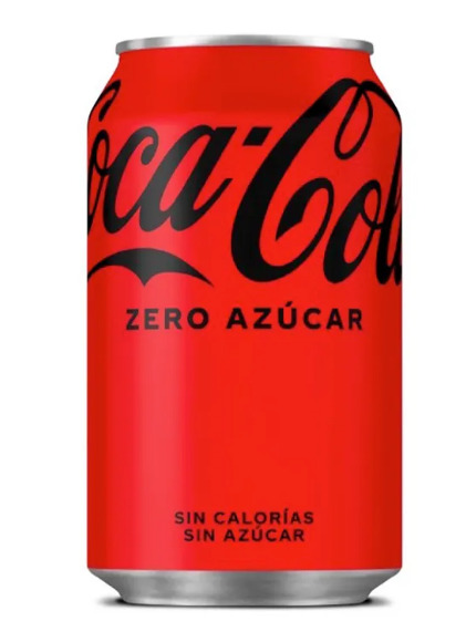 Refresco: Bote Coca-cola zero