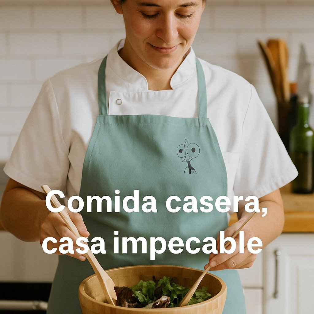 Cocinera local + limpieza completa
