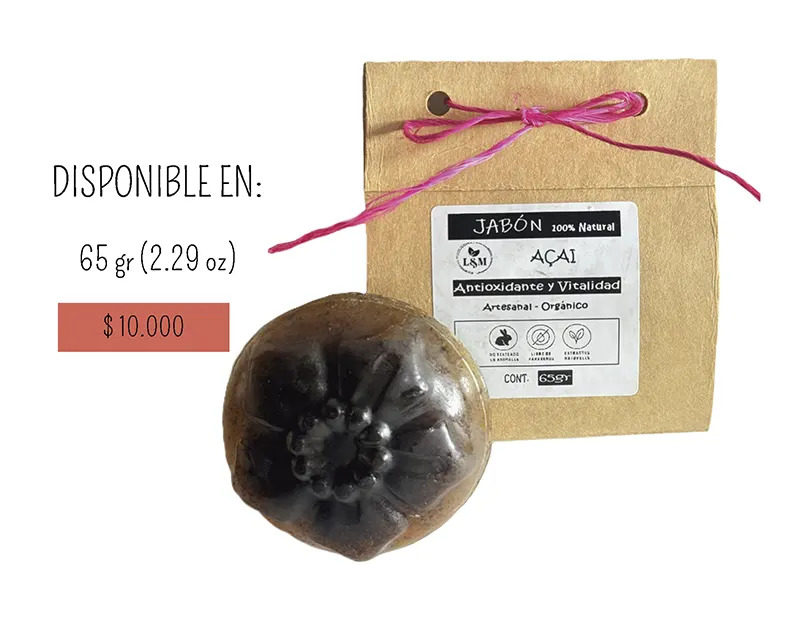 Jabón de Açaí – Artesanal y Orgánico Natural