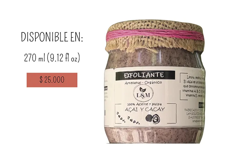 Exfoliante de Açaí e Inchi Cacay – Piel Limpia