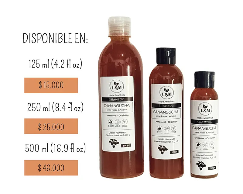 Shampoo de Canangucha – Revitalizador Nutritivo
