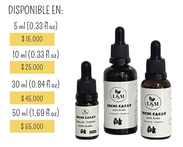 Aceite de Inchi Cacay – 100% Puro Natural y Vegano