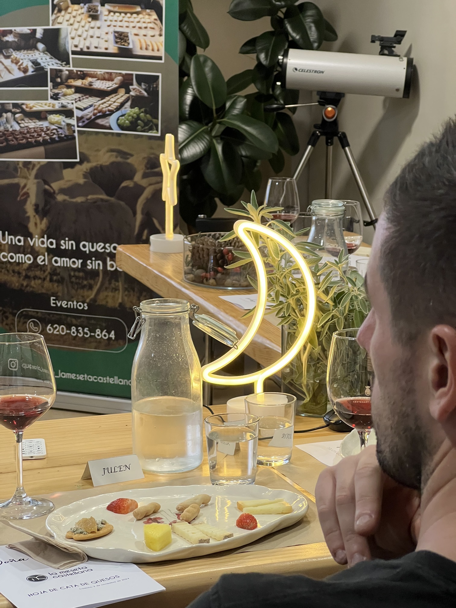 Observación de estrellas + quesos y vino Adultos