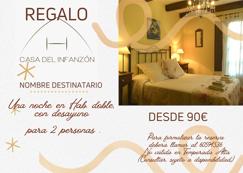 Tarjeta regalo H. Doble