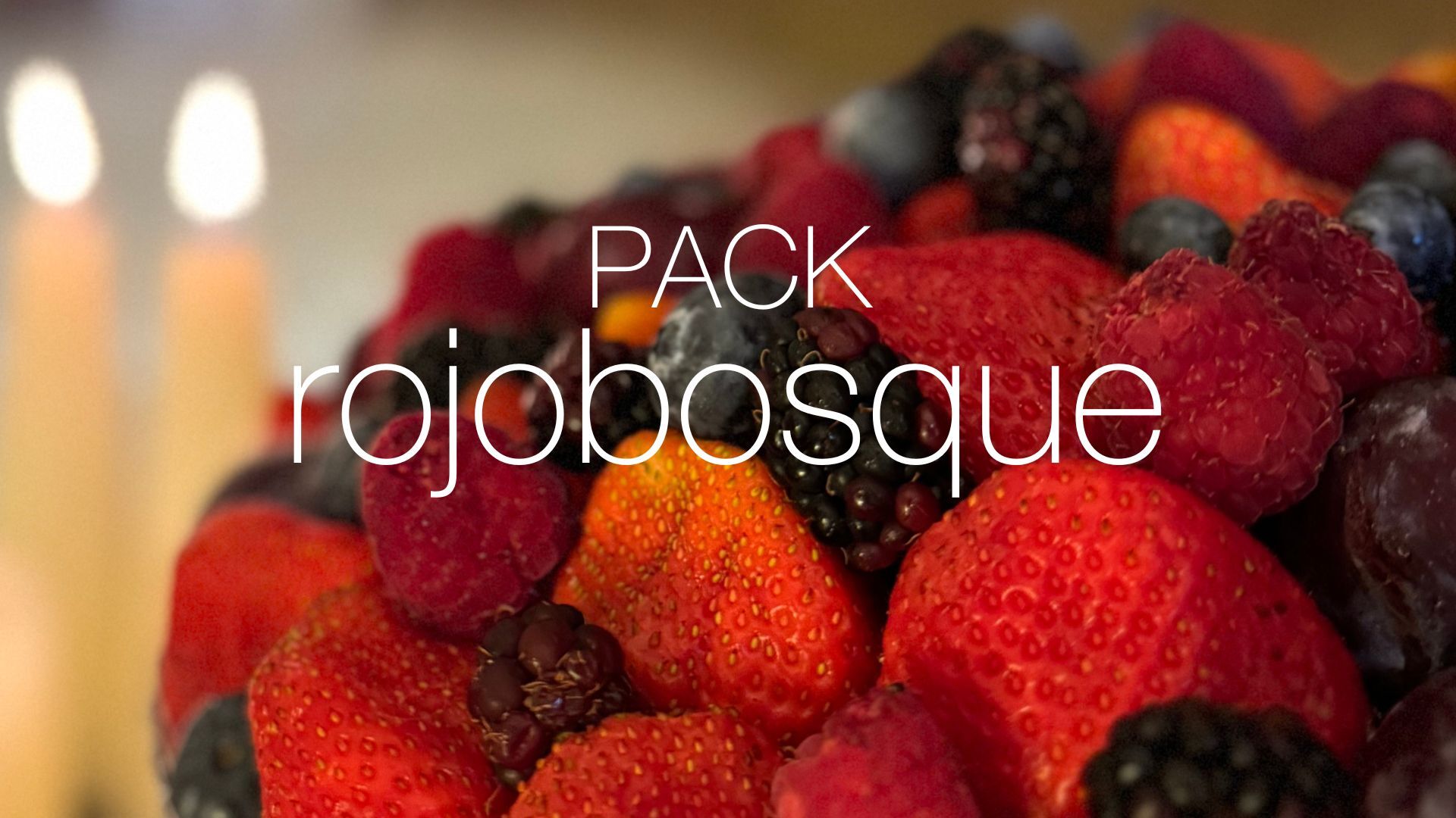 Pack "Rojo bosque"