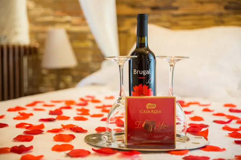 Botella de Vino Tinto 